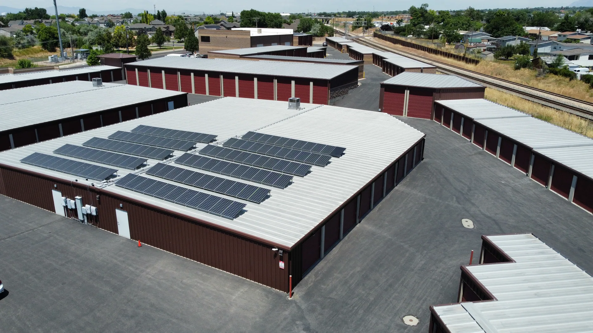 Layton Crossing storage units close view