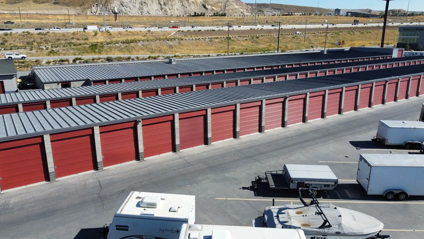Point of the Mountain RV and storage buildings