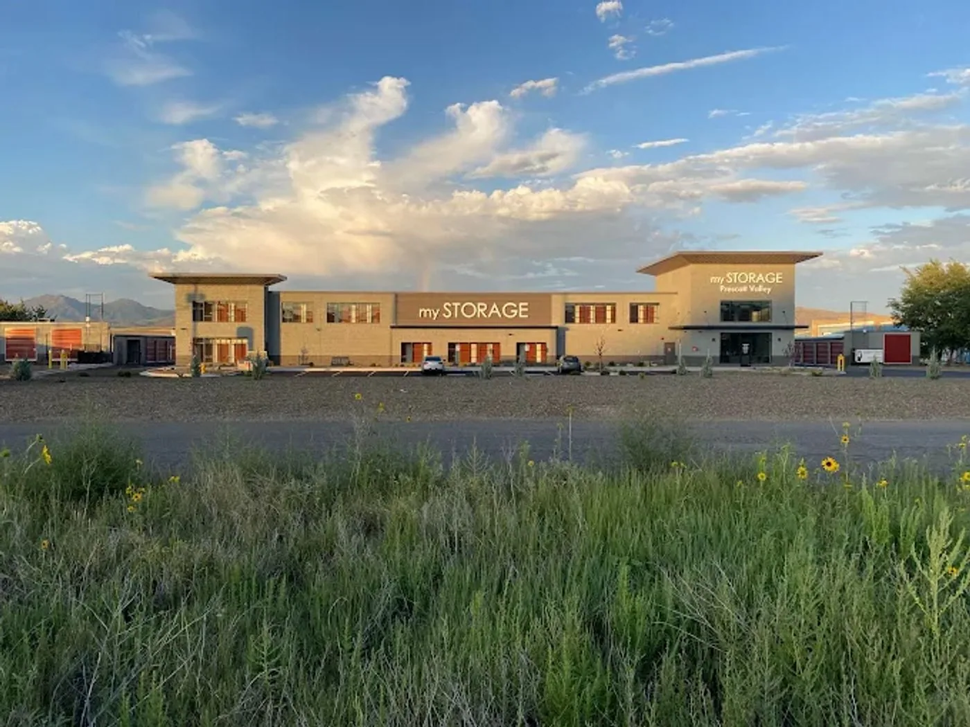 My Storage Prescott Valley facility at sunset